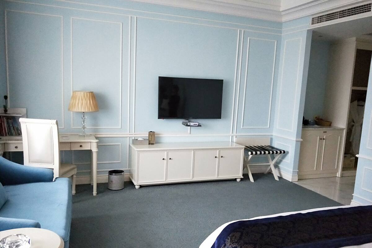 Habitación ejecutiva | Escritorio, cortinas blackout, wifi gratis y ropa de cama