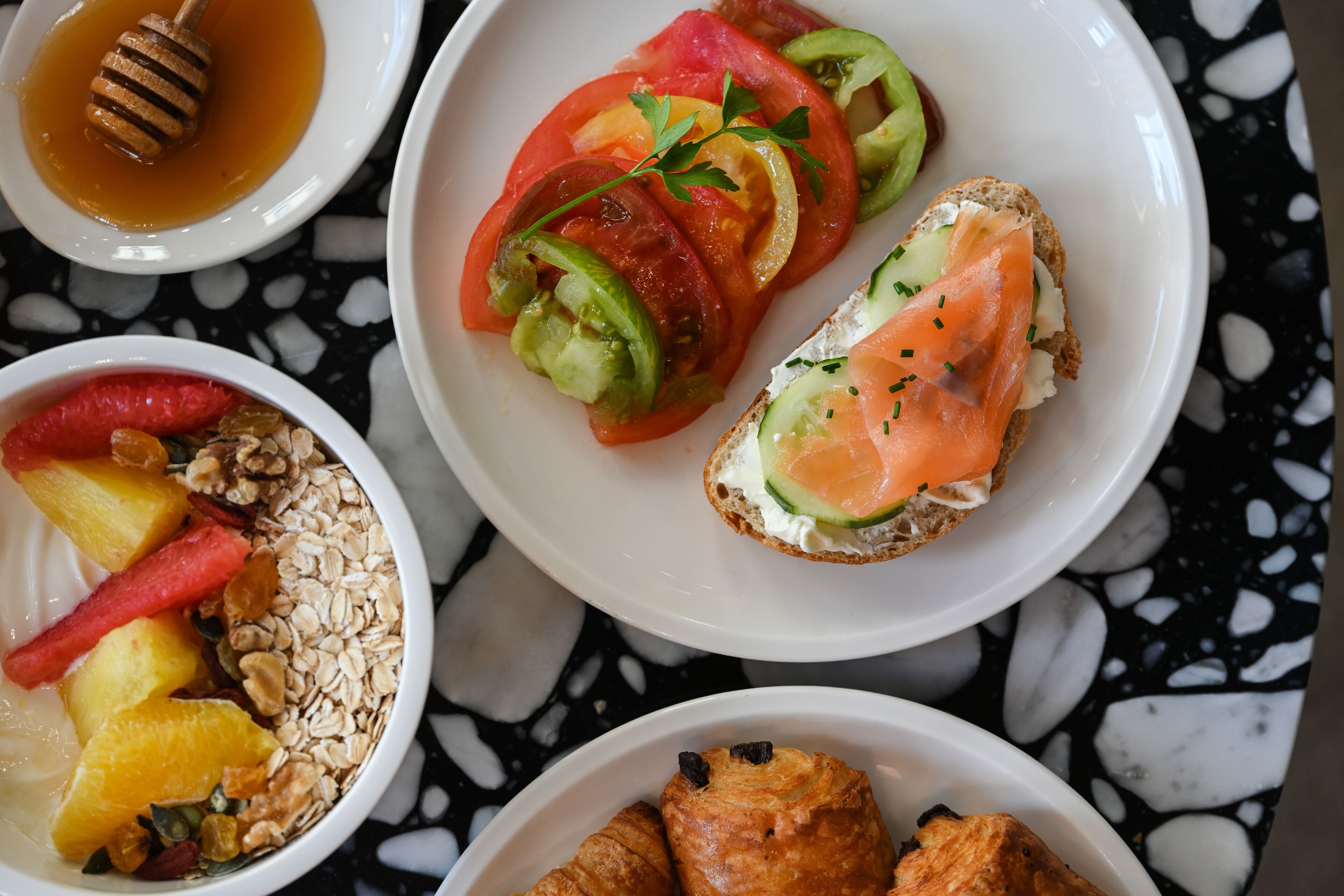 daily buffet breakfast (eur 19 per person)