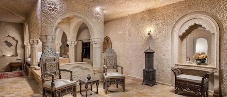 Suite (Suleyman Celebi Cave) | 1 bedroom, premium bedding, minibar, in-room safe