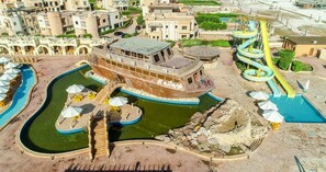 Seasonal outdoor pool - Green Leaves Chalets (Al-Hammam)