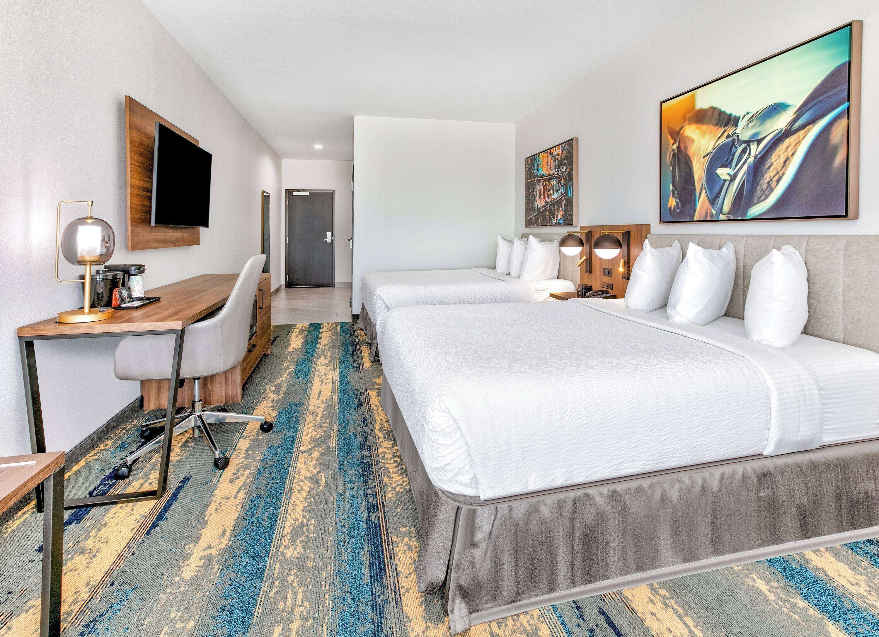 room, 2 queen beds, accessible, non smoking | desk, laptop workspace, blackout curtains, soundproofing