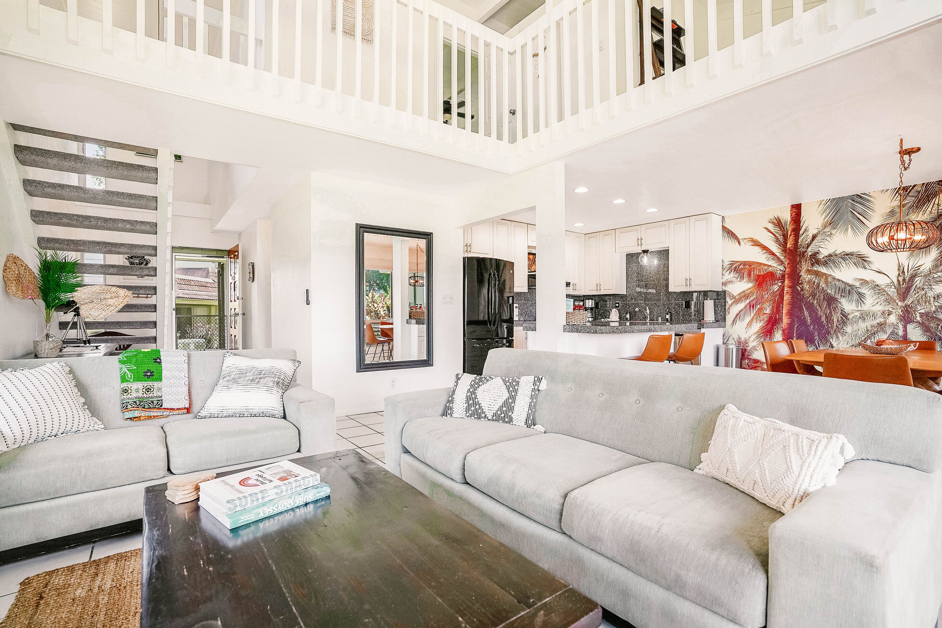 Smart TV, DVD player, books