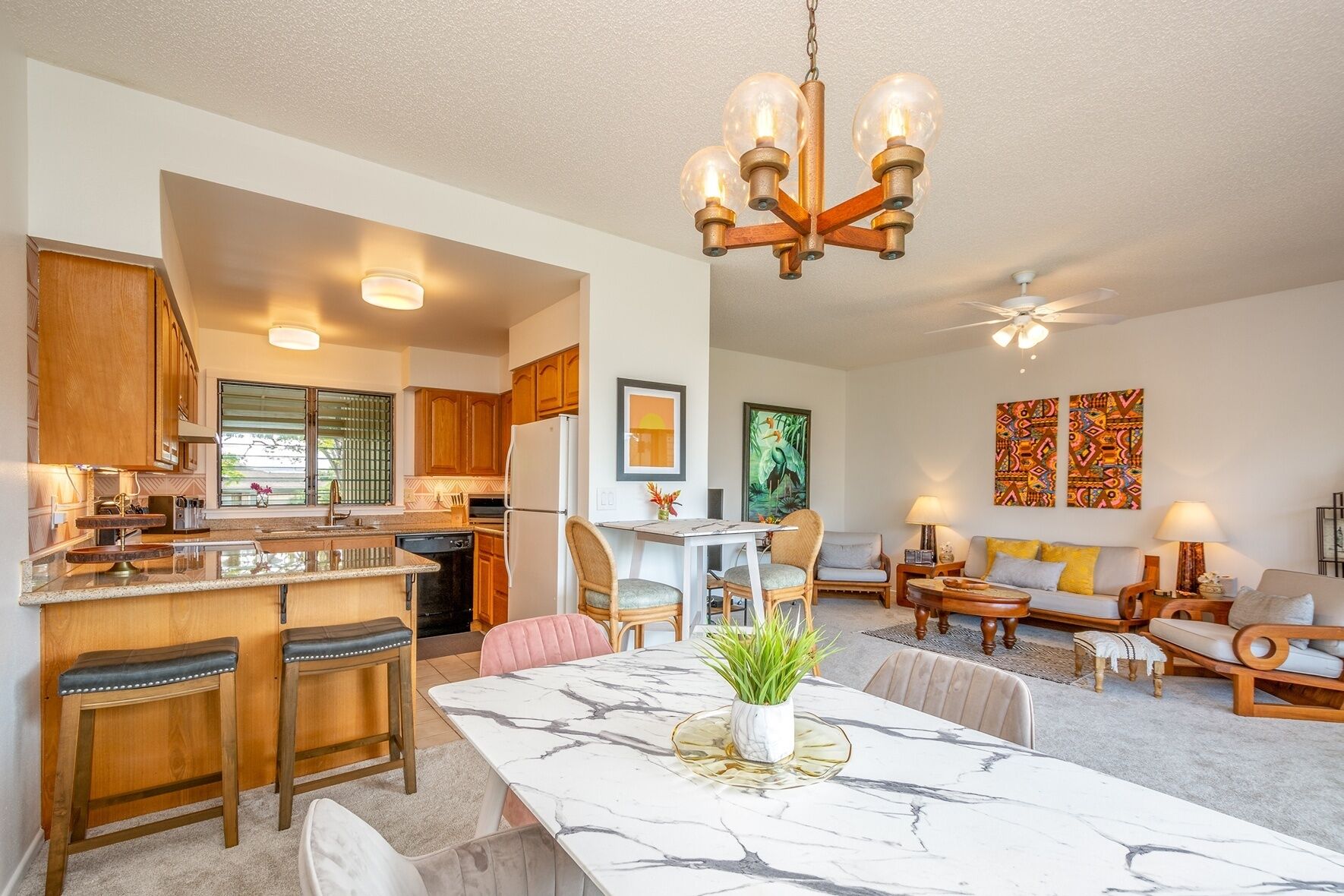 Appartement, 1 slaapkamer | Privékeuken | Een koelkast, een microgolfoven, een vaatwasser, een broodrooster