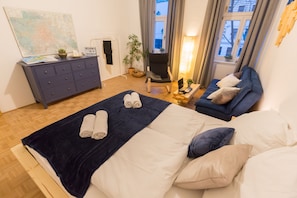 1 Schlafzimmer, Bügeleisen/Bügelbrett, kostenloses WLAN, Bettwäsche