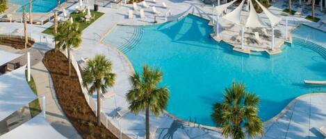 Indoor pool, outdoor pool