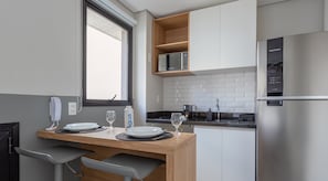 Studio Essencial Casal | Cuisine privée | Micro-ondes, plaque de cuisson