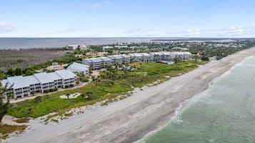 Accommodatie ligt op het strand