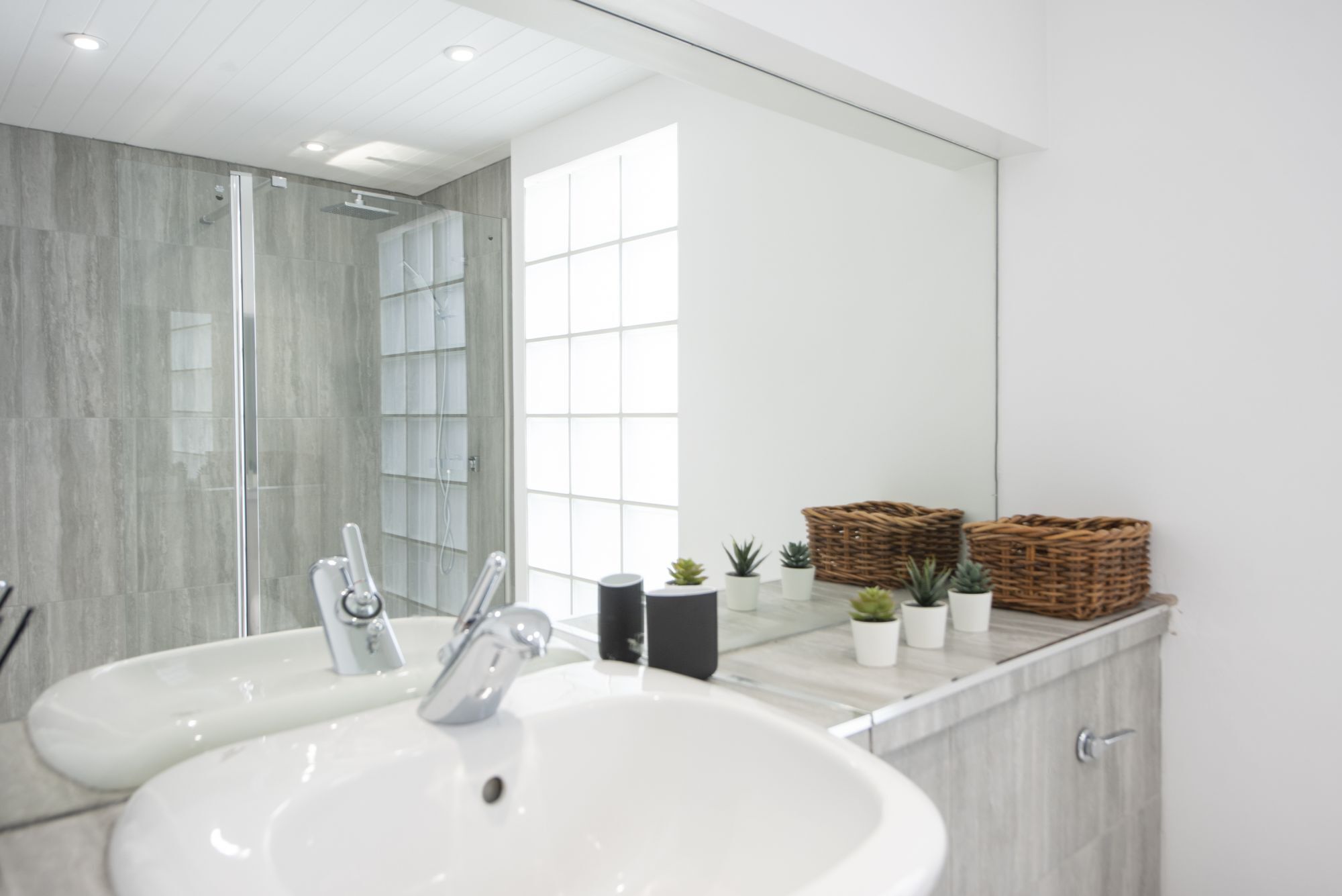 Shower, hair dryer