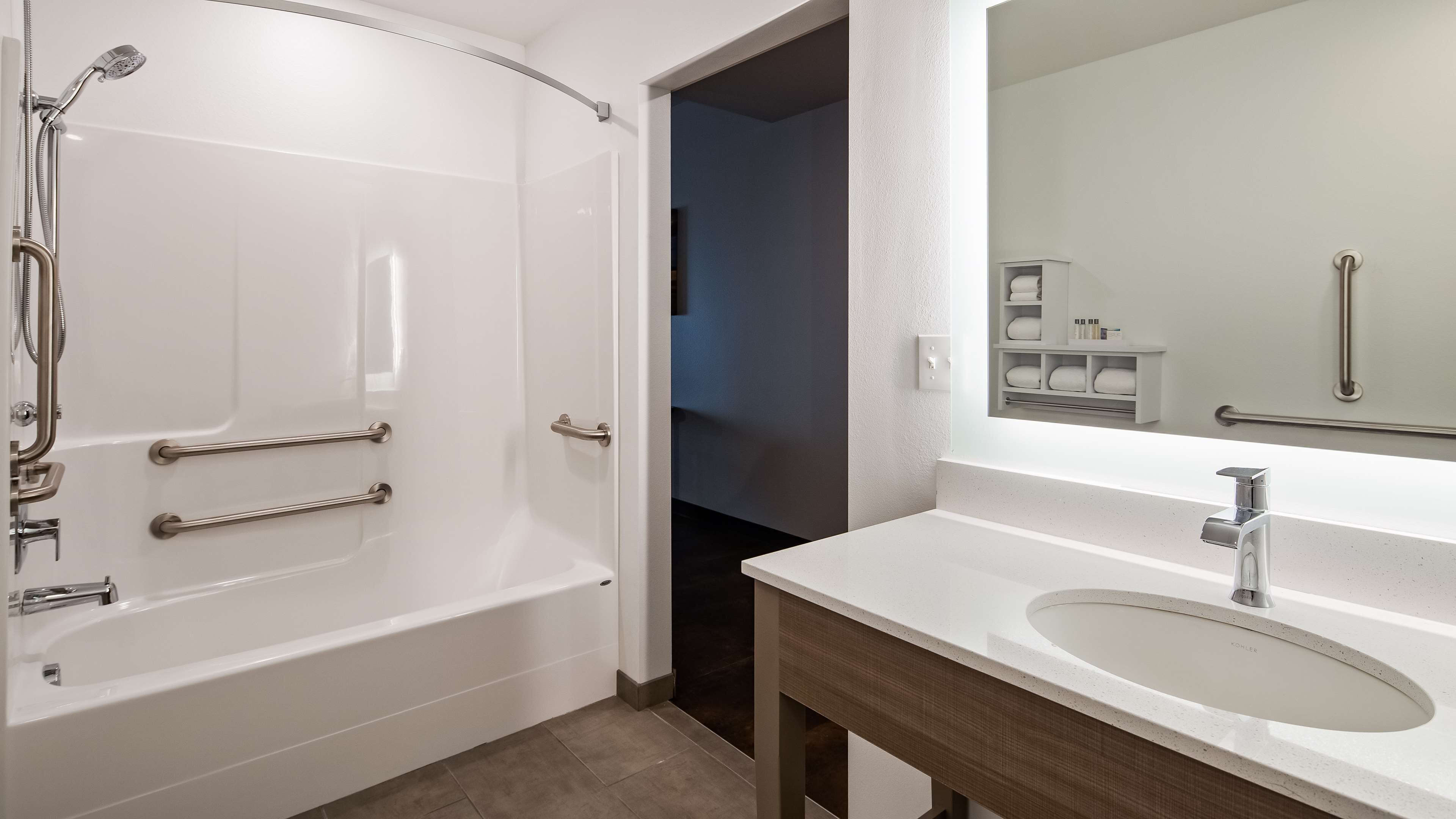 free toiletries, hair dryer, towels, soap