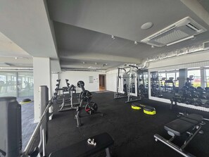 Fitness facility - Comfortable Apartment | Balcony, Pool, Air Conditioning (Rogowo)