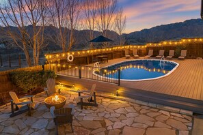 Una piscina climatizada