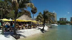 Sun loungers, beach towels