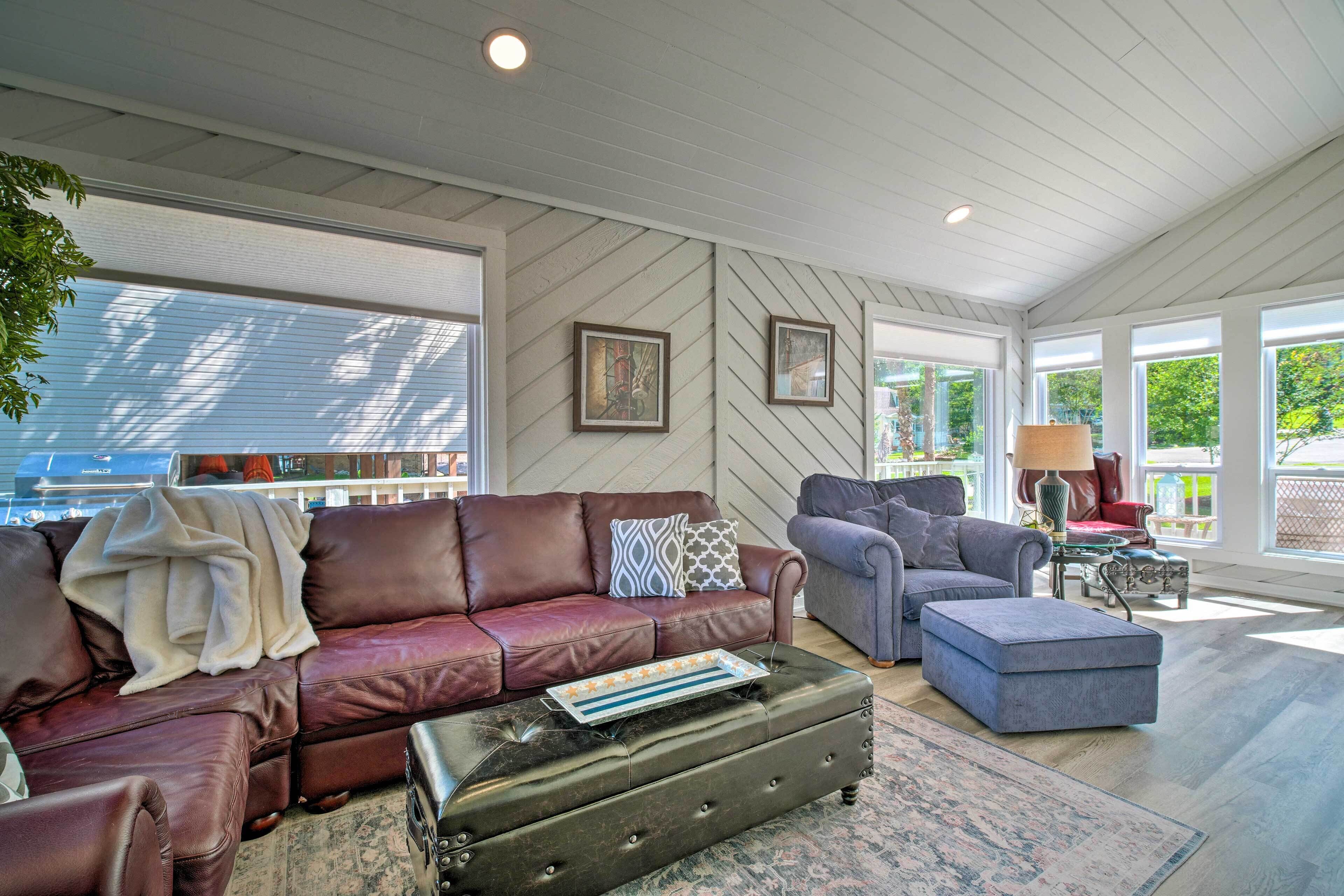 Bright & Breezy Home with Dock on Lake Conroe!