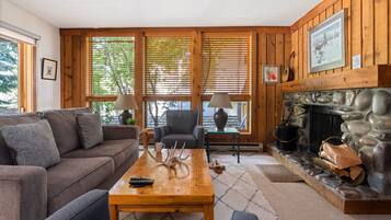 TV connectée, cheminée