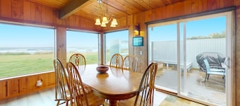 Oceanfront, Dog-Friendly Home with Fireplace, Ocean View, Beach Access & WiFi