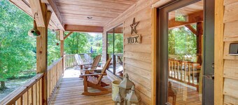 Riverfront Cabin w/ Outdoor Oasis in Seminary!
