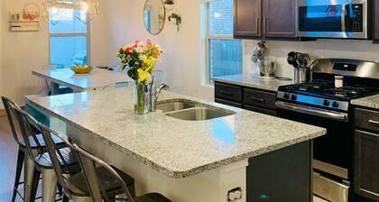 Playground, trampoline, toys, treadmill and a stationary bike! Come relax!