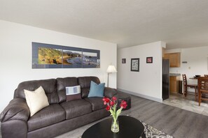 智能電視、壁爐、書籍