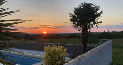 Exclusive Use Private Rural 4 bed Detached Farmhouse, 6 Hectares, Stunning Views