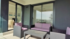 Terrace/patio - Bahía Blanca, 100 meters from the beach (El Puerto de Santa María)