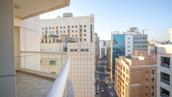 A high-rise building with multiple floors, large windows, and balconies. - City Stay Residences (Dubai)