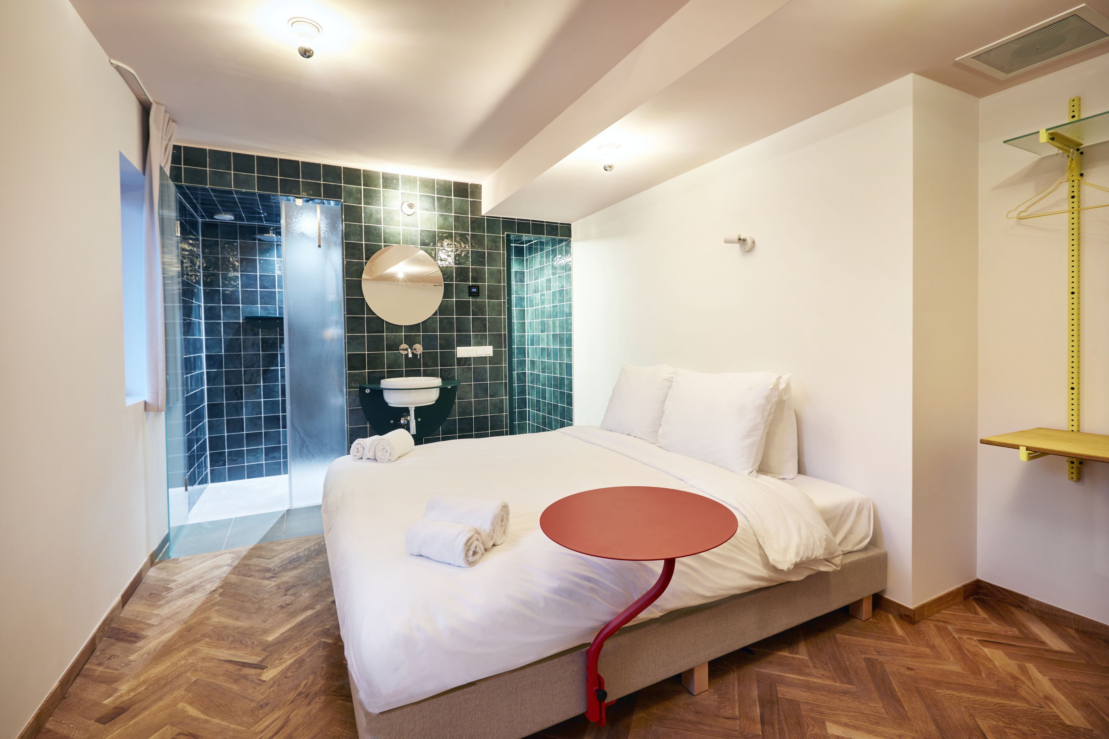 secret book case with bath | 1 bedroom, iron/ironing board, free wifi, bed sheets