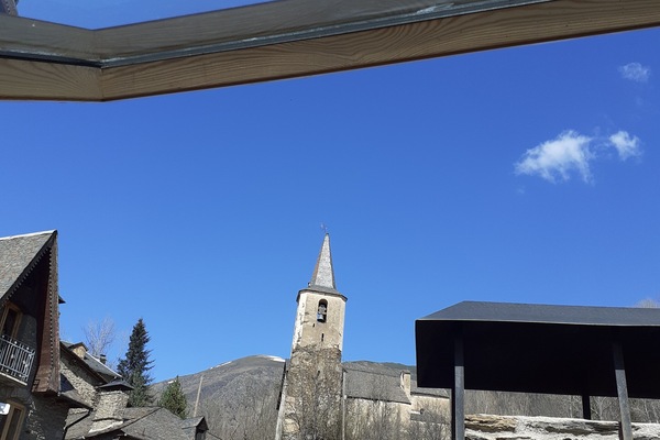 Blick von der Unterkunft