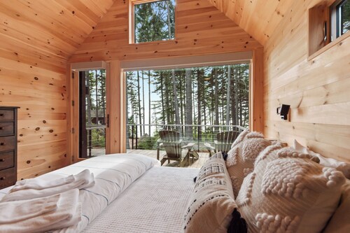 Rock Camp - Exquisite cottages on Mooselookmeguntic Lake, just featured in Maine Homes magazine