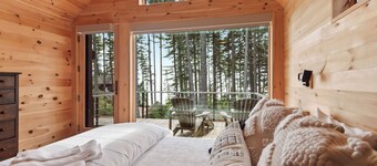 Rock Camp - Exquisite cottages on Mooselookmeguntic Lake, just featured in Maine Homes magazine