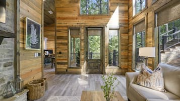 TV connectée, cheminée