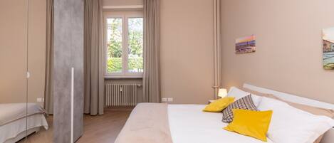 Apartment | 1 Schlafzimmer, Babybetten, kostenloses WLAN, Bettwäsche