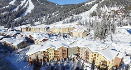 1 bedroom apartment in village centre, ski in/out