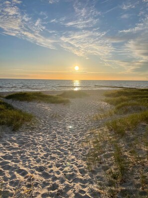 Accommodatie ligt op het strand