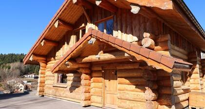 Chalet "rondins des Bois", 500m du Lac, Kota Grill, Sauna et Balnéo, Wifi