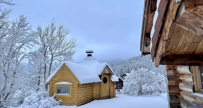 Chalet "Rondins des bois", 500m du lac, Kota grill, Sauna et balnéo, wifi