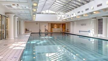 Indoor pool, a heated pool