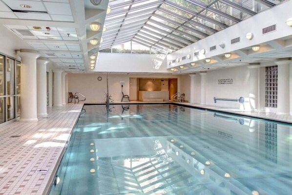 Indoor pool, a heated pool - 2 BR Fully Furnished Apartment at Penn Quarters - Surrounded by Best Restaurants (Washington)