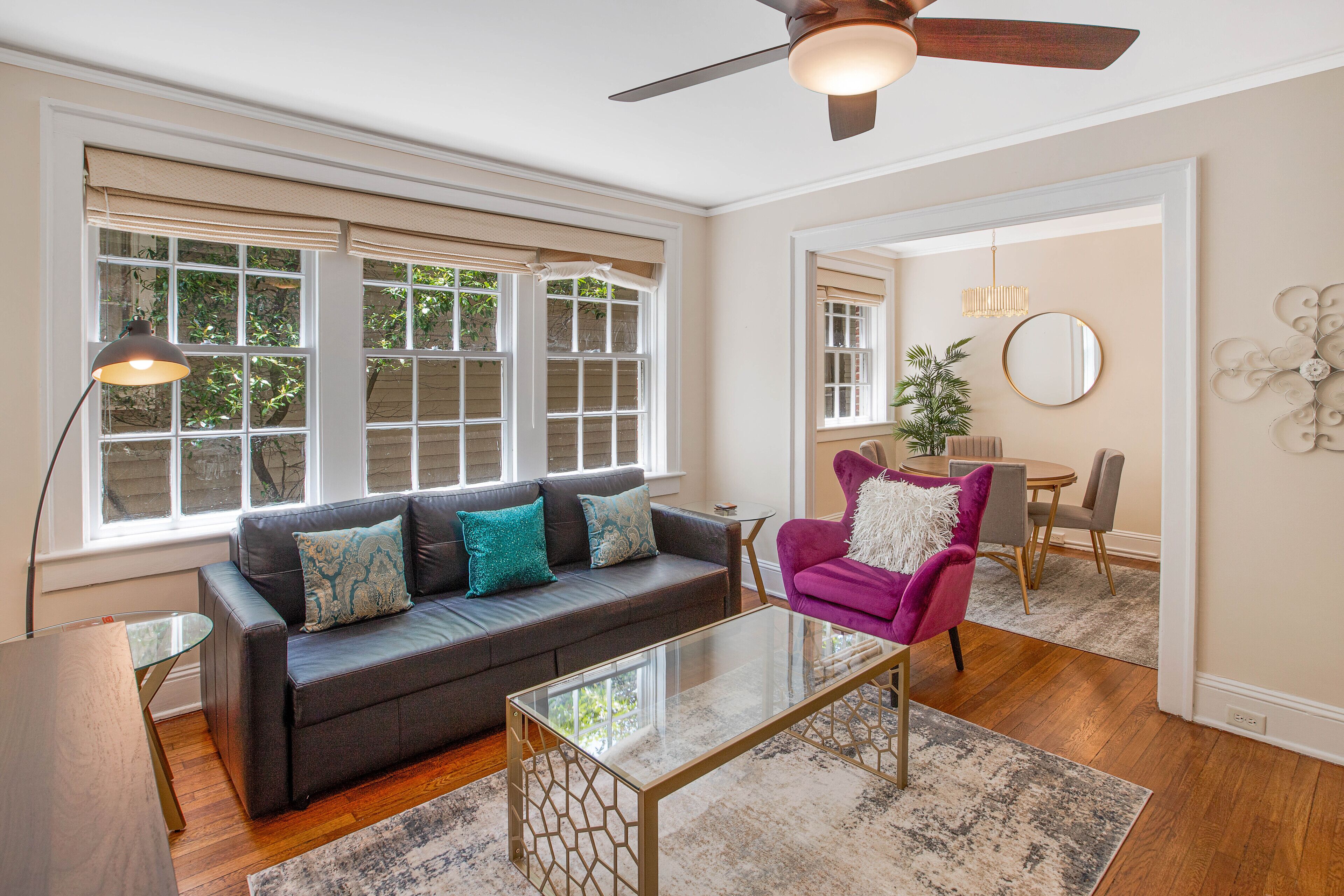 Oasis Overlooking Forsyth Park w/ Private Balcony & Parking by Lucky Savannah