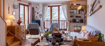 Terrace, parking, tv, 80m², Serre Chevalier