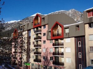 Exterior - 200m from resort center, 2nd floor, balcony, tv, ski locker, 31m², Serre Chevalier (Briançon)