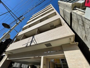 Exterior detail - 1BR apartment close to Hondori Shopping Arcade (Naka Ward, Hiroshima)
