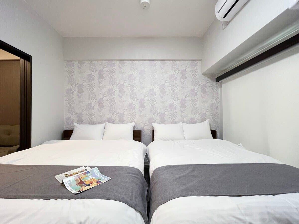 1 室のベッドルーム、アイロン / アイロン台、WiFi、ベッドシーツ