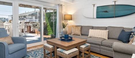 TV, peis og stereoanlegg