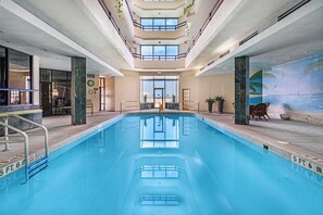 Indoor pool, a heated pool