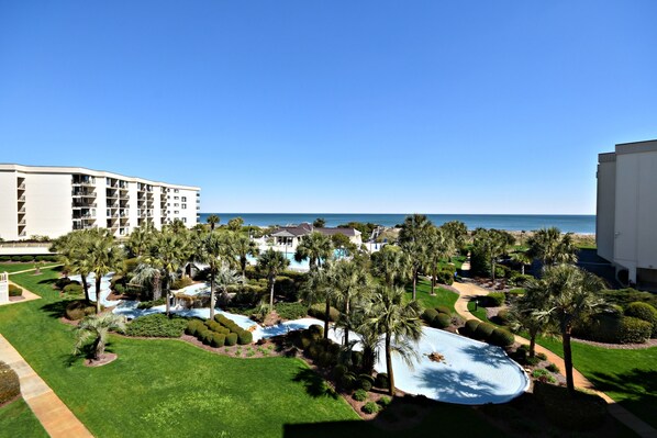 Exterior - Oceanfront Condo - Litchfield by the Sea - Community Pool & Hot Tub (Pawleys Island)