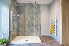 Shower, hair dryer