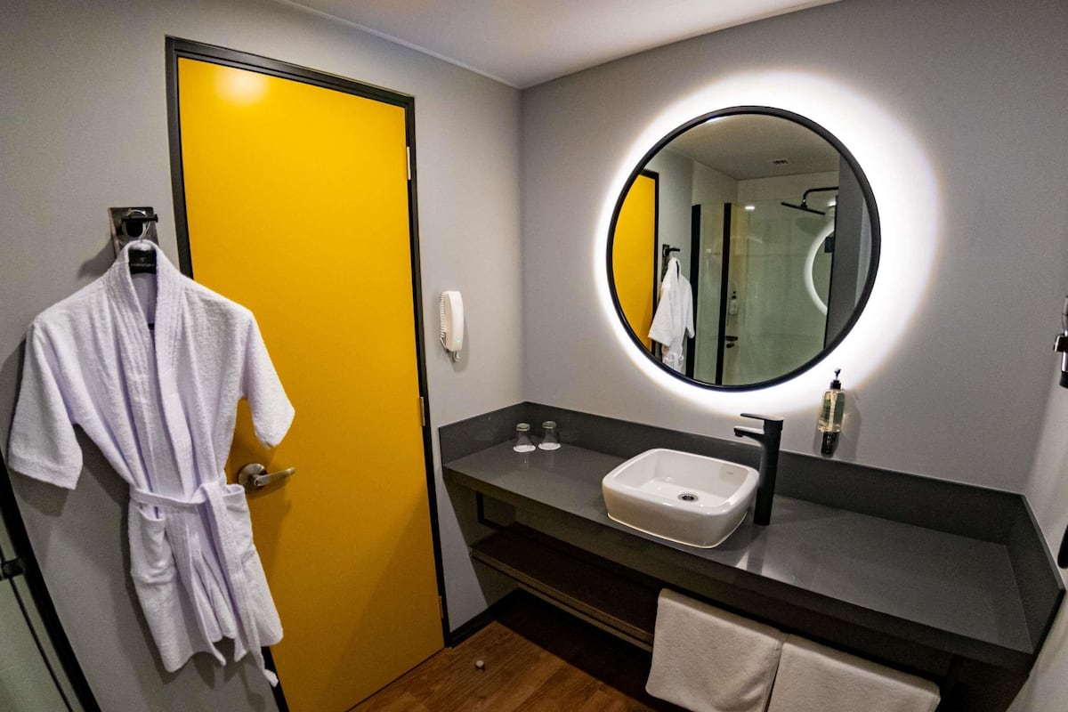 Literie de qualité supérieure, couette en duvet d'oie, minibar