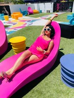 Outdoor pool, open 10:00 AM to 10:00 PM, pool umbrellas, sun loungers