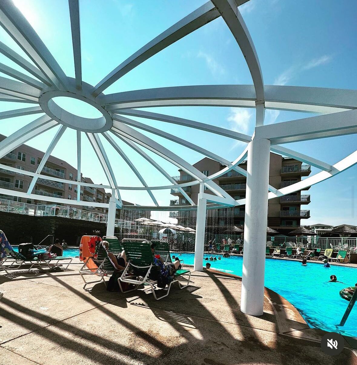 Indoor pool, outdoor pool