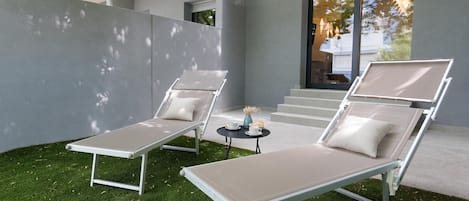 Superior-dobbeltværelse - terrasse | Terrasse/gårdhave